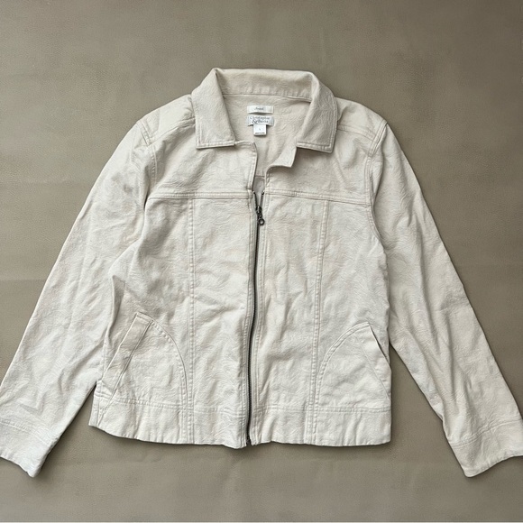 Christopher & Banks stretch textured lightweight jacket - Picture 1 of 9